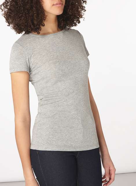 **Tall Grey Cotton T-Shirt